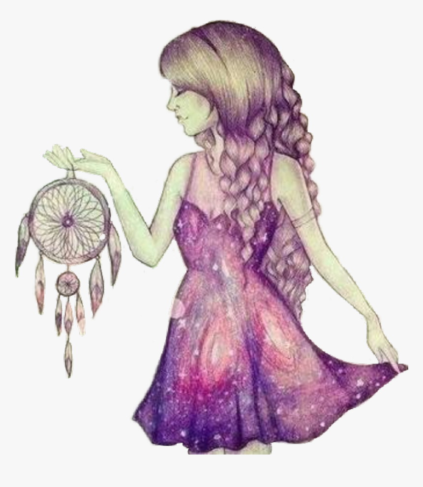 Galaxy Dream Catcher Drawings, HD Png Download, Free Download