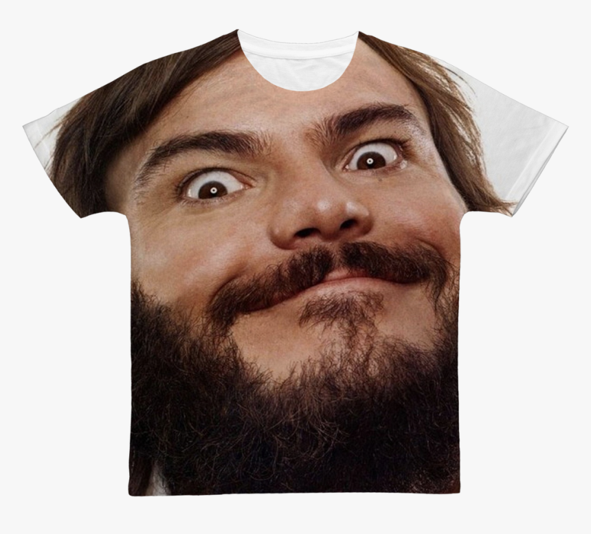 Jack Black Classic Sublimation Adult T-shirt"
 Class= - Jack Black, HD Png Download, Free Download