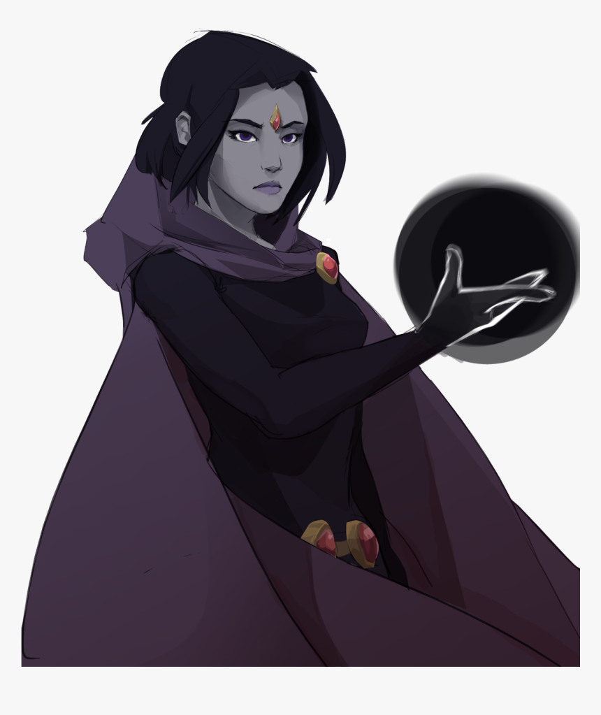 Transparent Raven Teen Titans Png - Dc Comics Raven Art, Png Download, Free Download