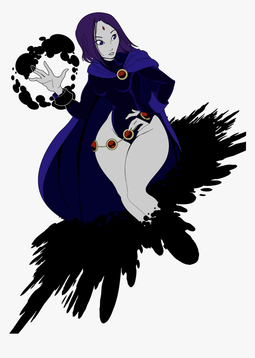 Drawn Raven Rose - Rose Wilson, HD Png Download, Free Download