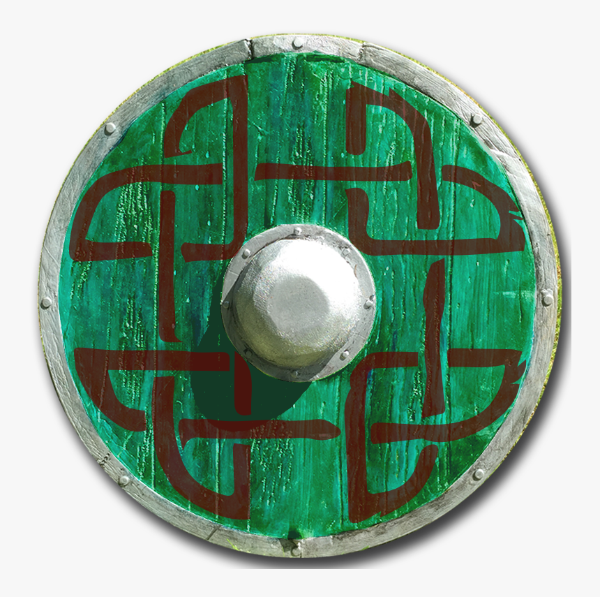 Norse Shield Knot Wood Round Sea Foam And Red - Circle, HD Png Download, Free Download