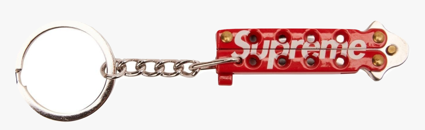 Supreme Butterfly Knife Keychain, HD Png Download, Free Download