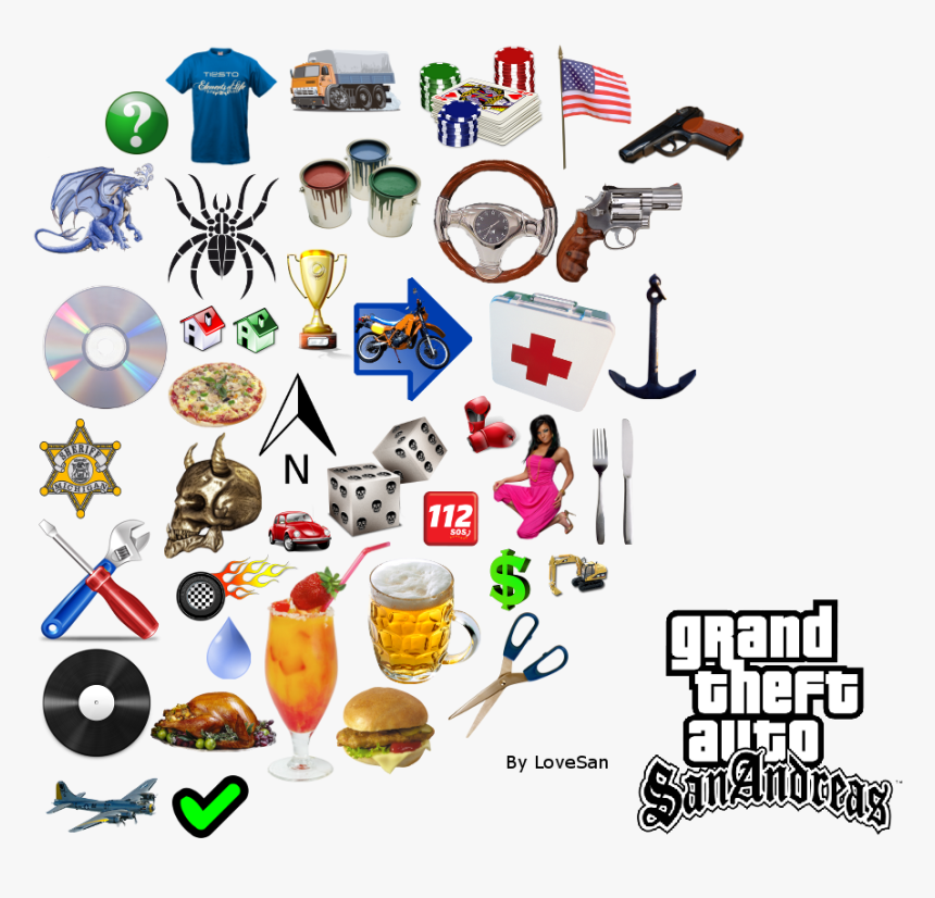 Gta San Andreas , Png Download - Grand Theft Auto: San Andreas, Transparent Png, Free Download