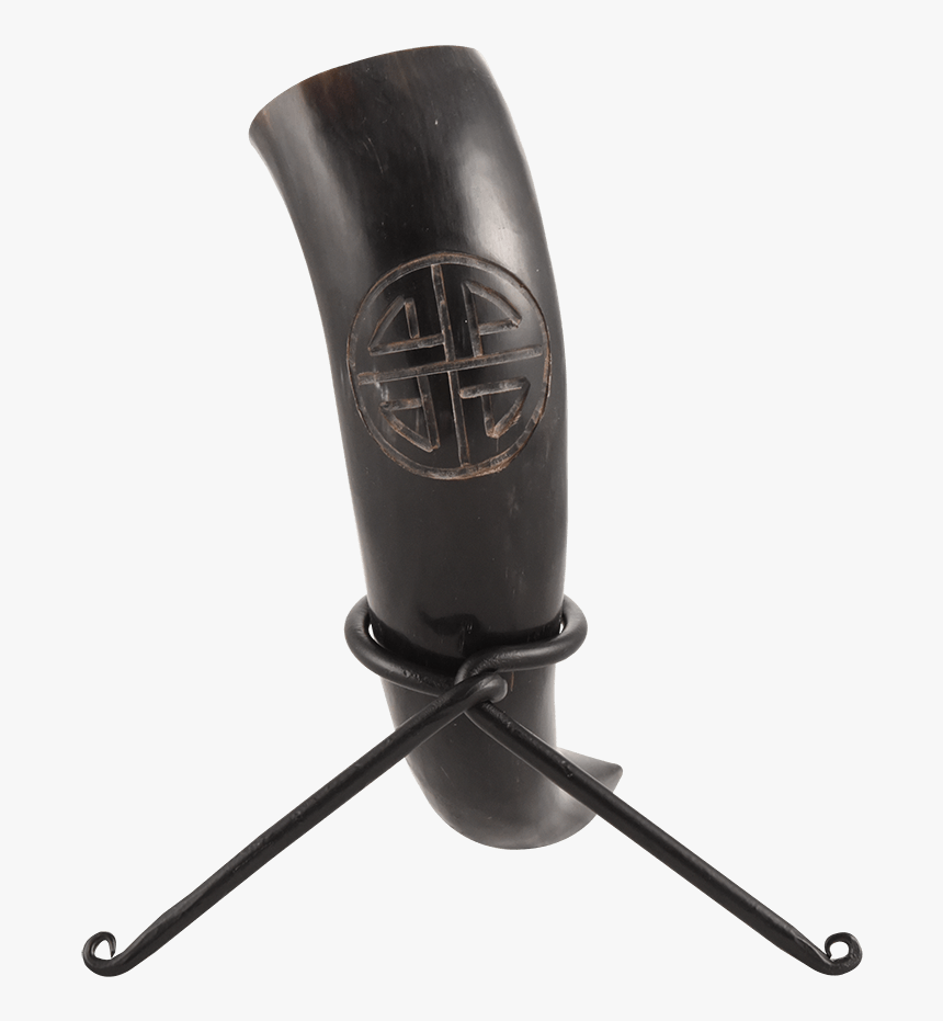 Shield Knot Drinking Horn With Stand - Musical Instrument, HD Png Download, Free Download