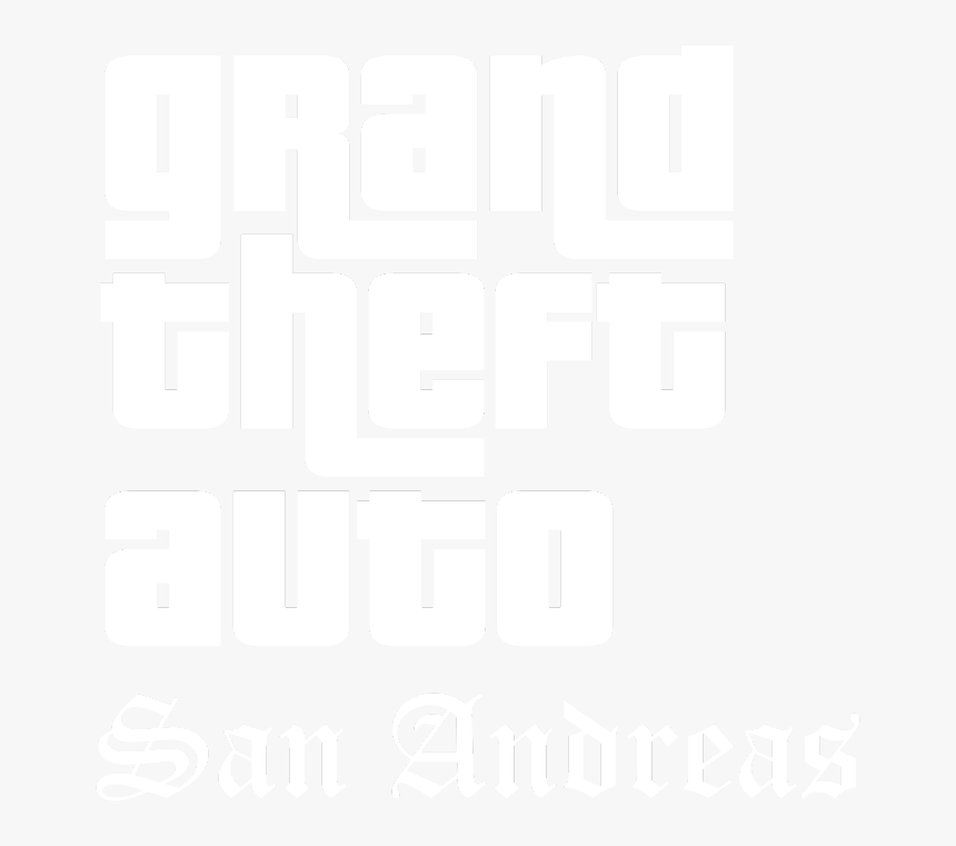 Gta Font And San Andreas Font - Château D'angers, HD Png Download, Free Download
