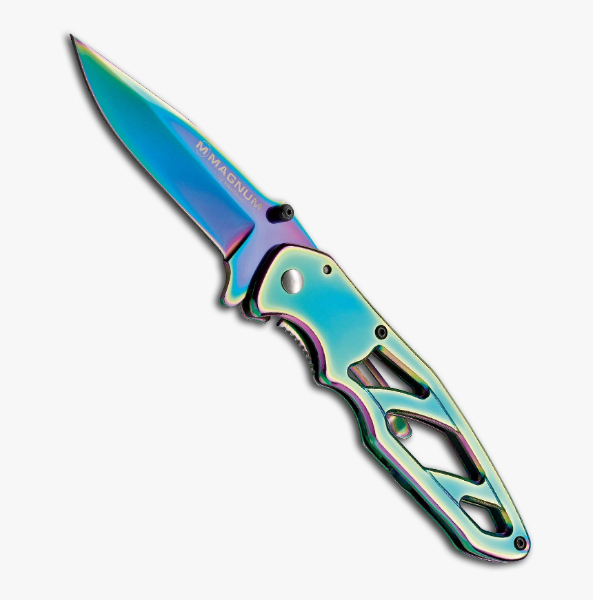 Rainbow Knife Png, Transparent Png, Free Download