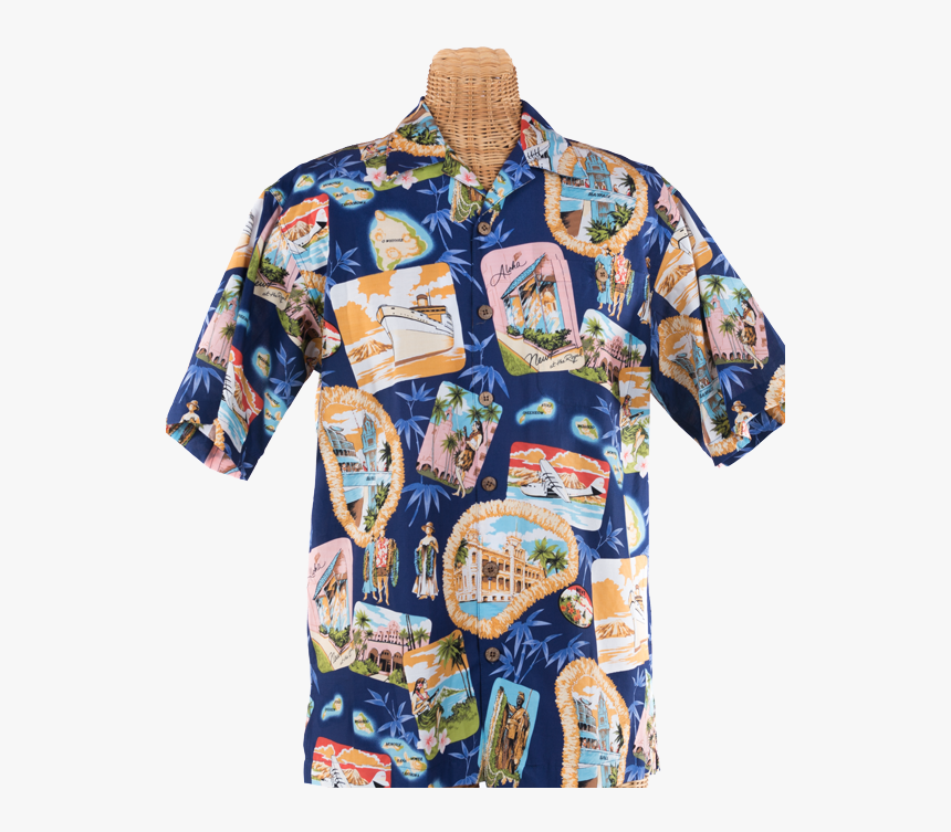 Newt"s Retro-print Aloha Shirt With The Nostalgia Design - Hawaii Shirt Png, Transparent Png, Free Download