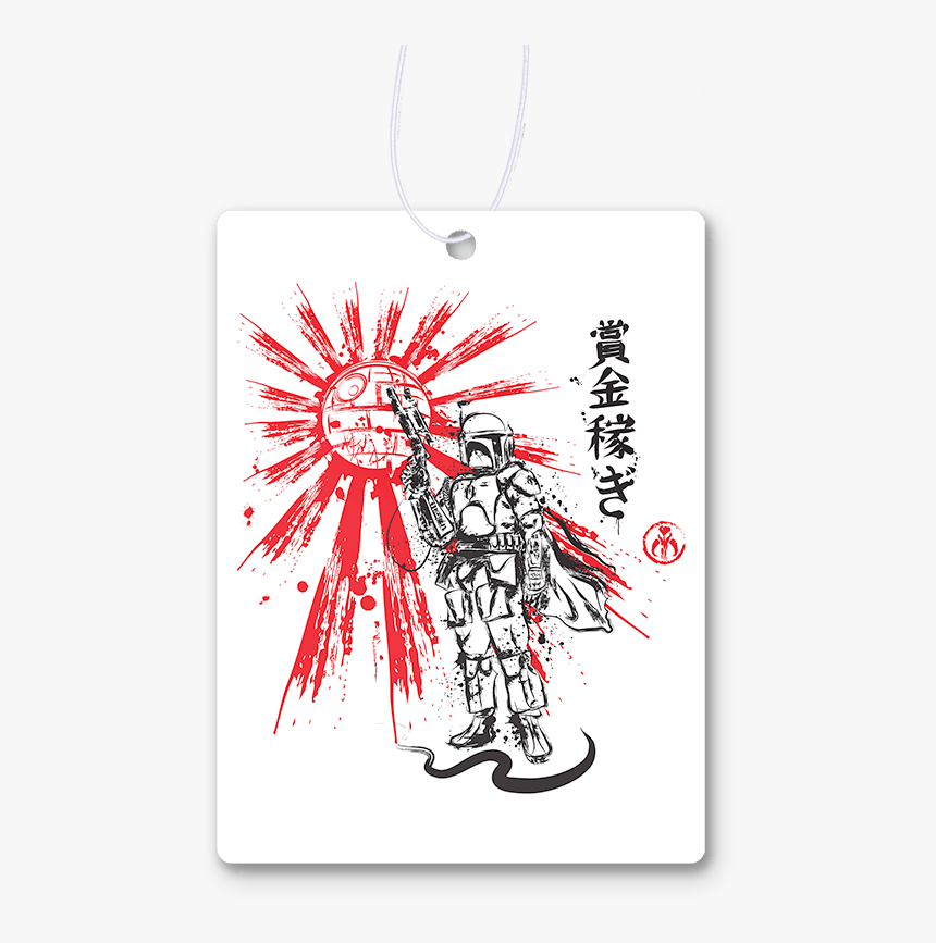 Mandalorian Warrior Air Freshener - Japanese Boba Fett Shirt, HD Png Download, Free Download