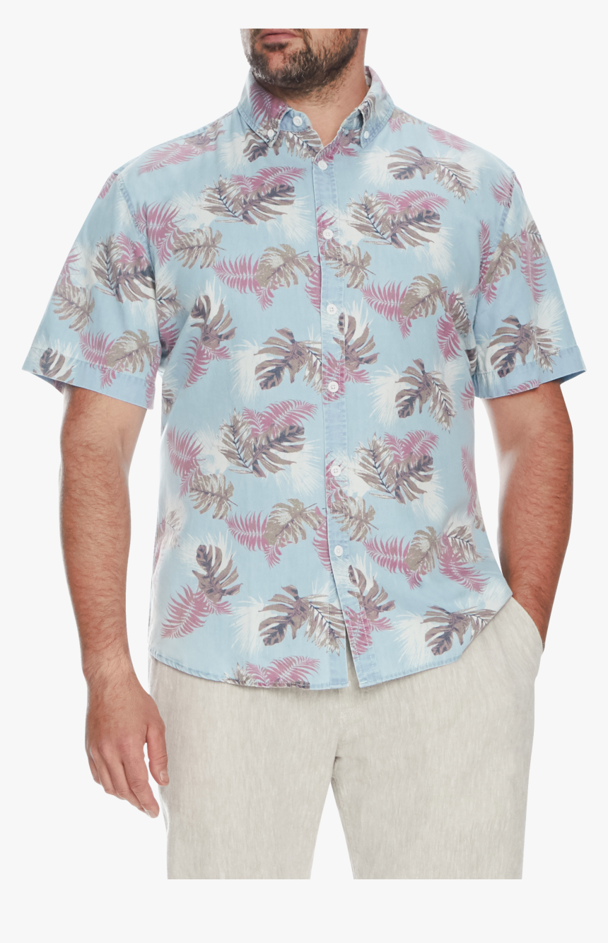 Washed Hawaiian Shirt - Polo Shirt, HD Png Download, Free Download