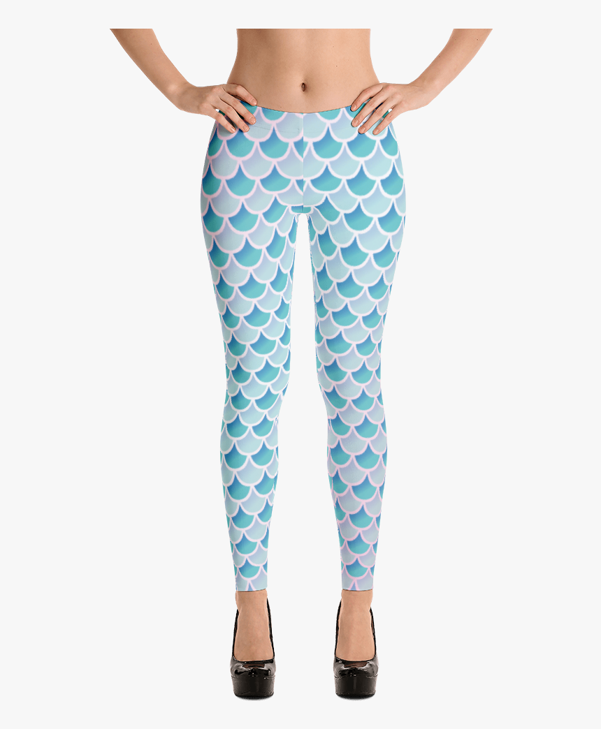 Mermaid Scale Seapunk Leggings - Leggings, HD Png Download, Free Download