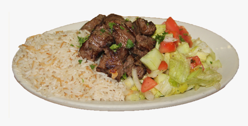 Middle Eastern Shish Kebab Shawarma Steak Falafel - Rice And Meat Png, Transparent Png, Free Download