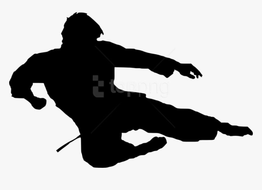 Free Png Karate Silhouette Png Images Transparent - Karate Silhouette Png, Png Download, Free Download