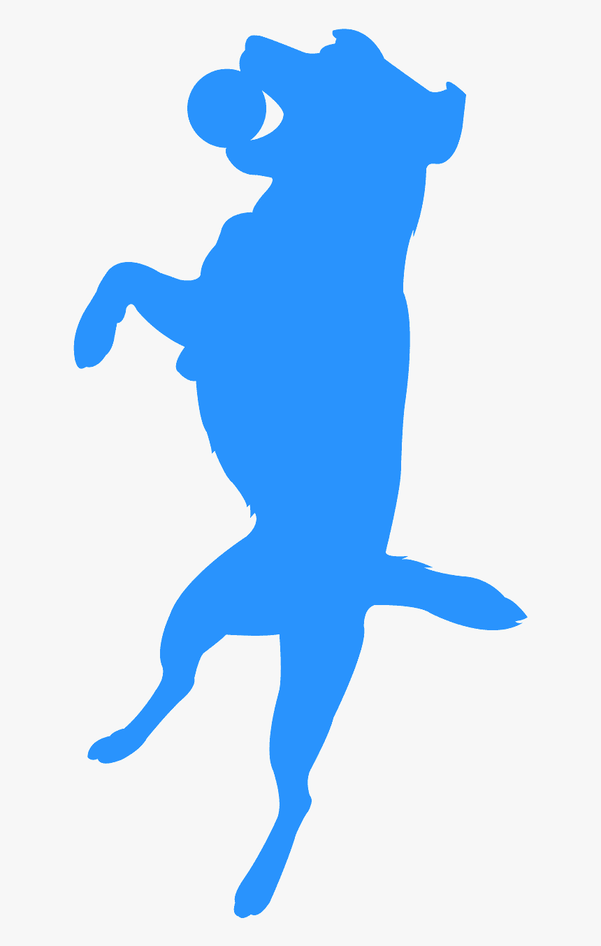 Jumping Dog Silhouette, HD Png Download, Free Download