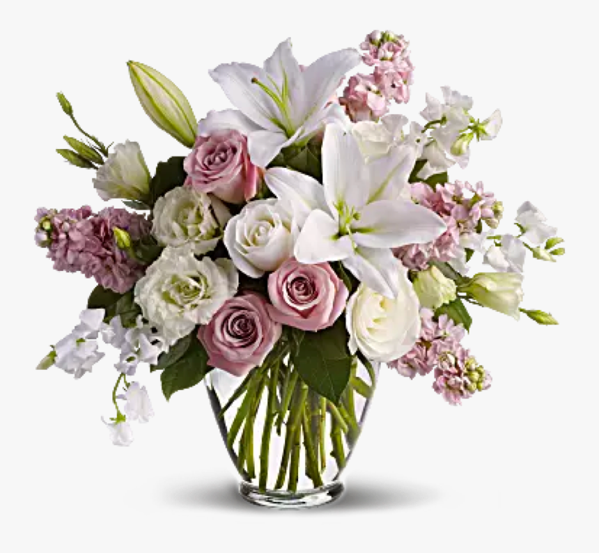 White Flowers Thank You Bouquet, HD Png Download, Free Download