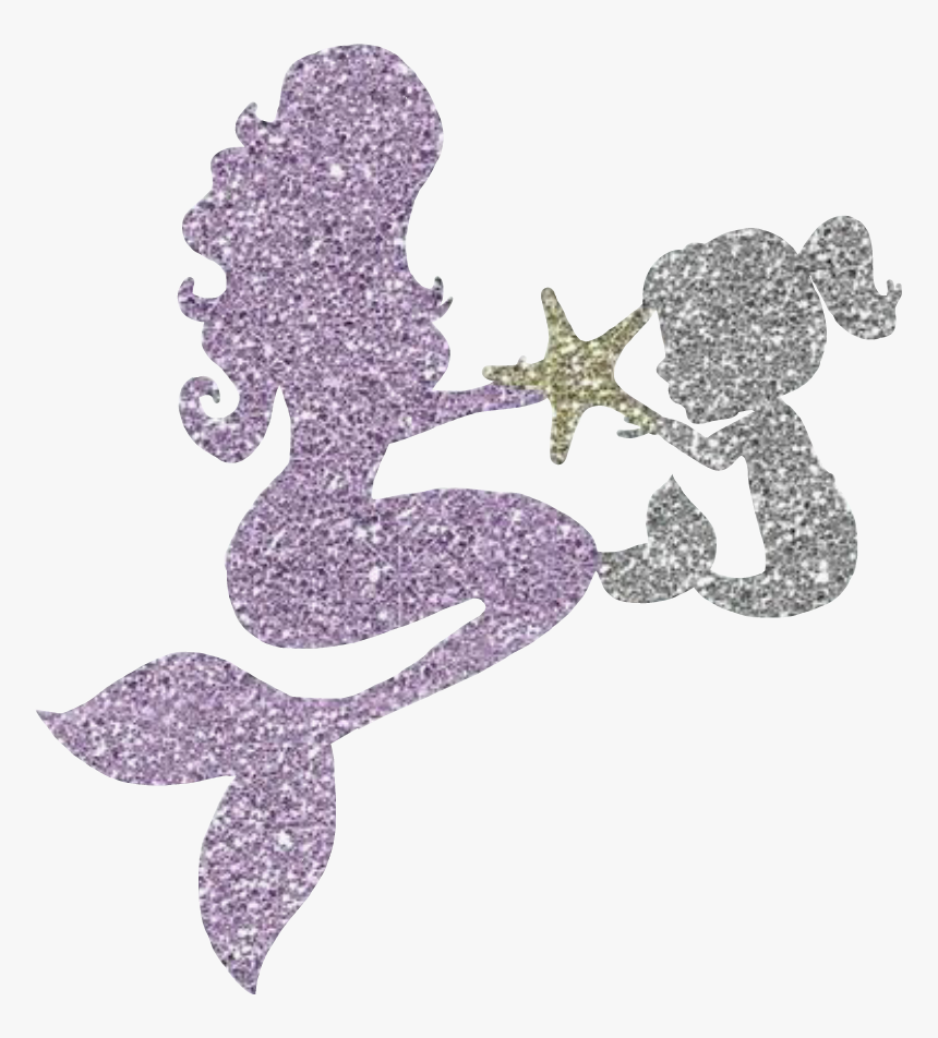 Mermaid Clipart Glitter - Little Mermaid Baby Shower, HD Png Download, Free Download