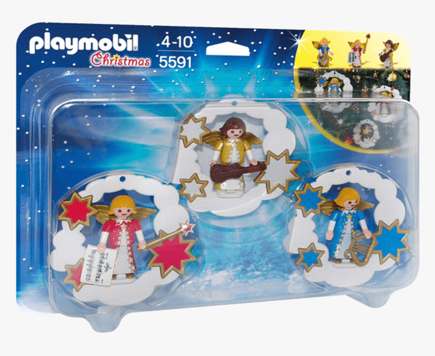 Playmobil Christmas Angel Ornaments N2037 - Playmobil Christmas Decorations, HD Png Download, Free Download