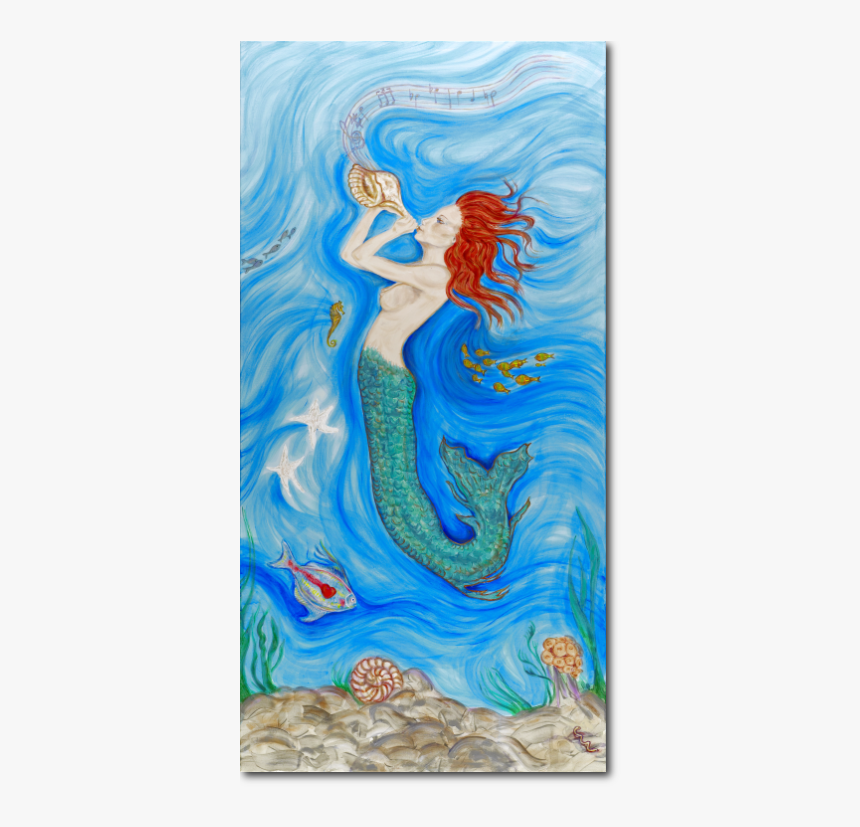 Zahara Musical Mermaid - Painting, HD Png Download, Free Download