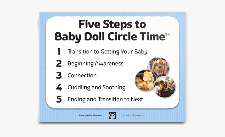 Five Steps To Baby Doll Circle Time - Caixa Geral De Depósitos, HD Png Download, Free Download