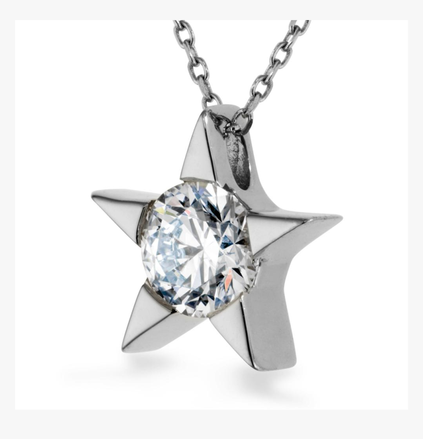 Cropped Illa Star Necklace - Pendant, HD Png Download, Free Download
