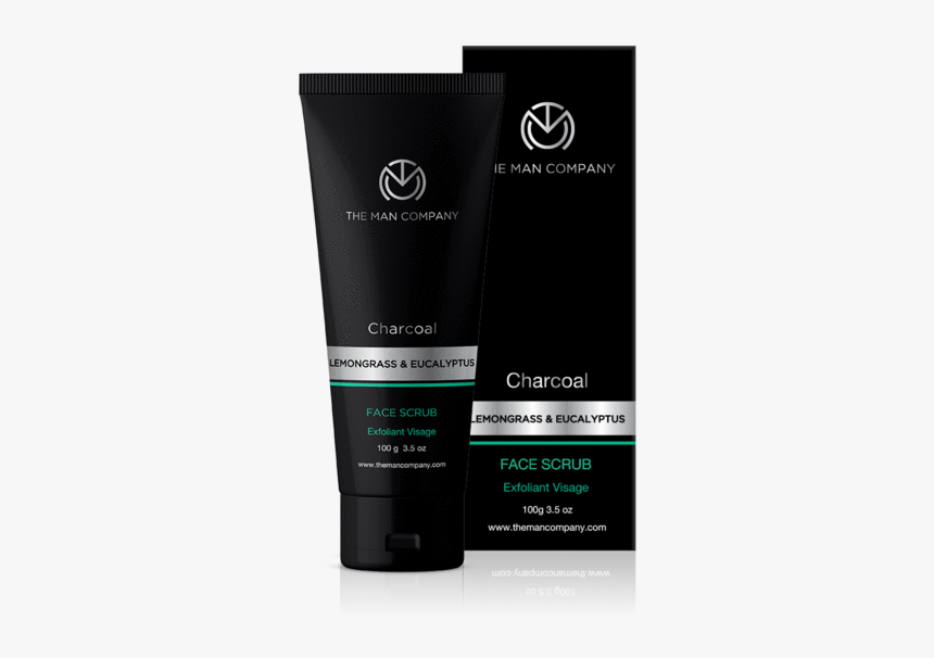 Man Company Charcoal Face Scrub With Lemongrass, HD Png Download, Free Download