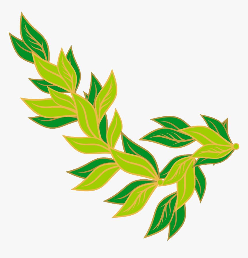 Leaves, Border, Plant, Green - Clipart Leaves Border, HD Png Download, Free Download