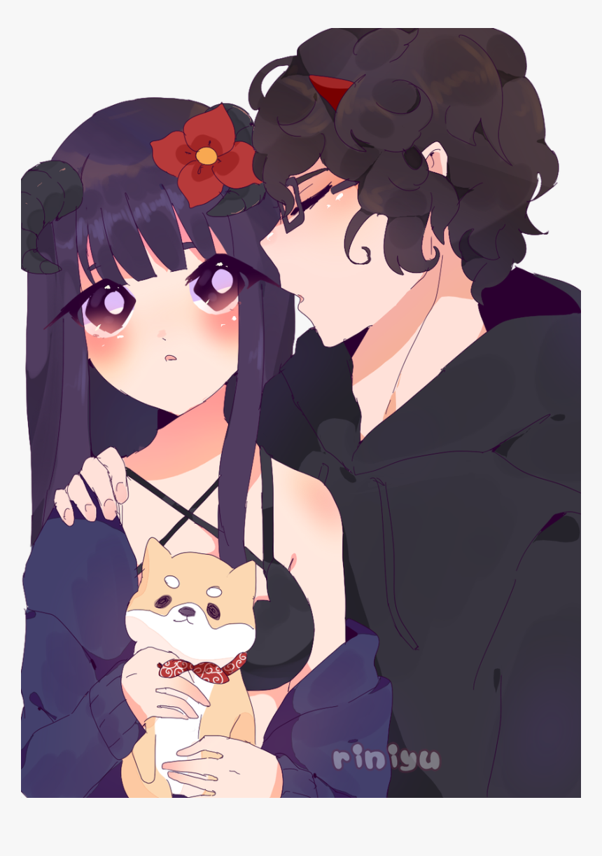 Riniyu - Cartoon - Couple Commission Art, HD Png Download, Free Download