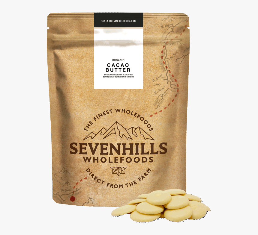 Sevenhills Wholefoods Organic Cacao Butter - Pumpkin Seed, HD Png Download, Free Download