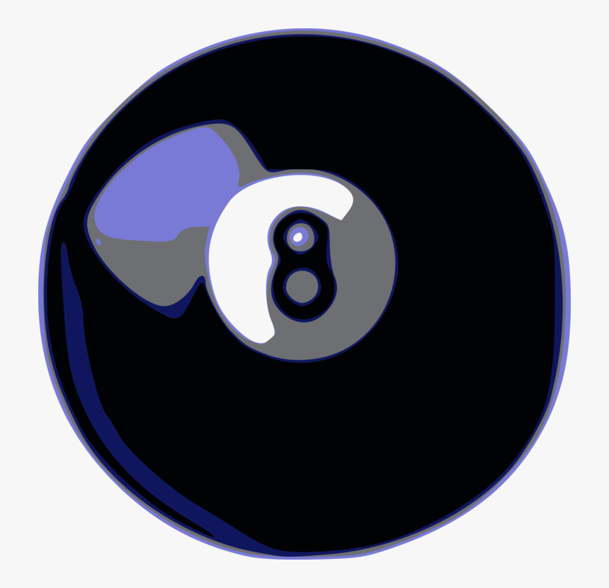 Symbol,billiard Ball,eight Ball - Bola De Billar Png, Transparent Png, Free Download