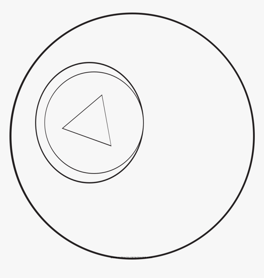 Magic 8 Ball Coloring Page - Bra Miljöval, HD Png Download, Free Download