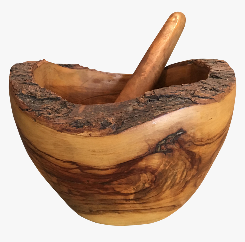 Natural Wood Mortar & Pestle On Chairish - Plywood, HD Png Download, Free Download