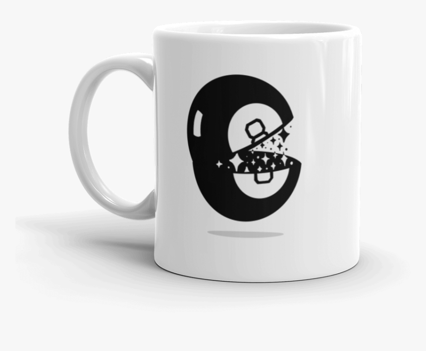 8ball Mug 11oz Mockup Handle On Left 11oz - Bake The World A Better Place Mug, HD Png Download, Free Download