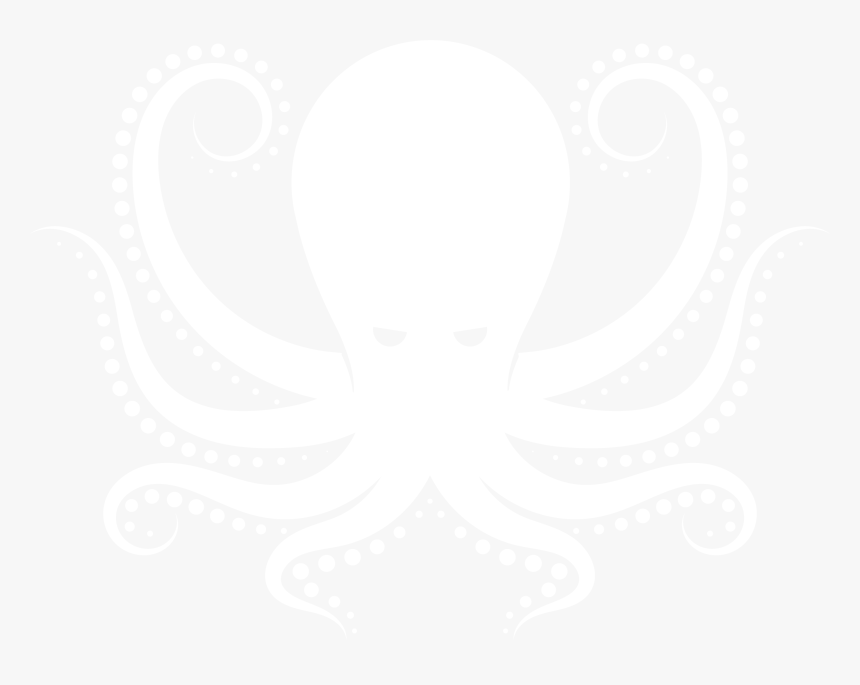 Octopus Png Black - Octopus Black And White Png, Transparent Png, Free Download