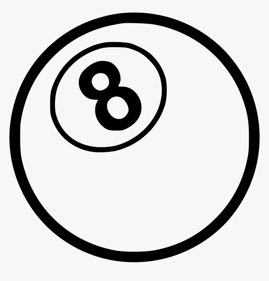 Eight Ball - Bowling Ball Icon Png, Transparent Png, Free Download