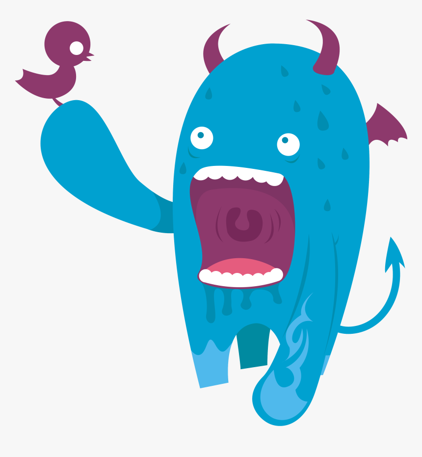 Cute Monster Vector Png , Png Download - Cute Monster Vector Png, Transparent Png, Free Download