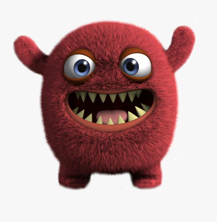 #red #cute #monster #scary #surprise #sweet - Cute Monster Red, HD Png Download, Free Download