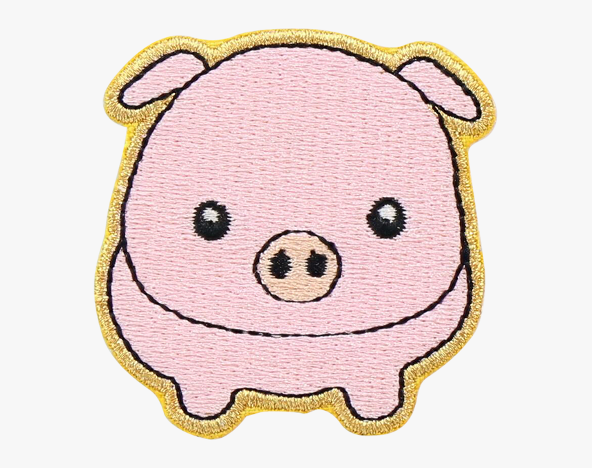 Pig Sticker Patch - Cartoon, HD Png Download, Free Download