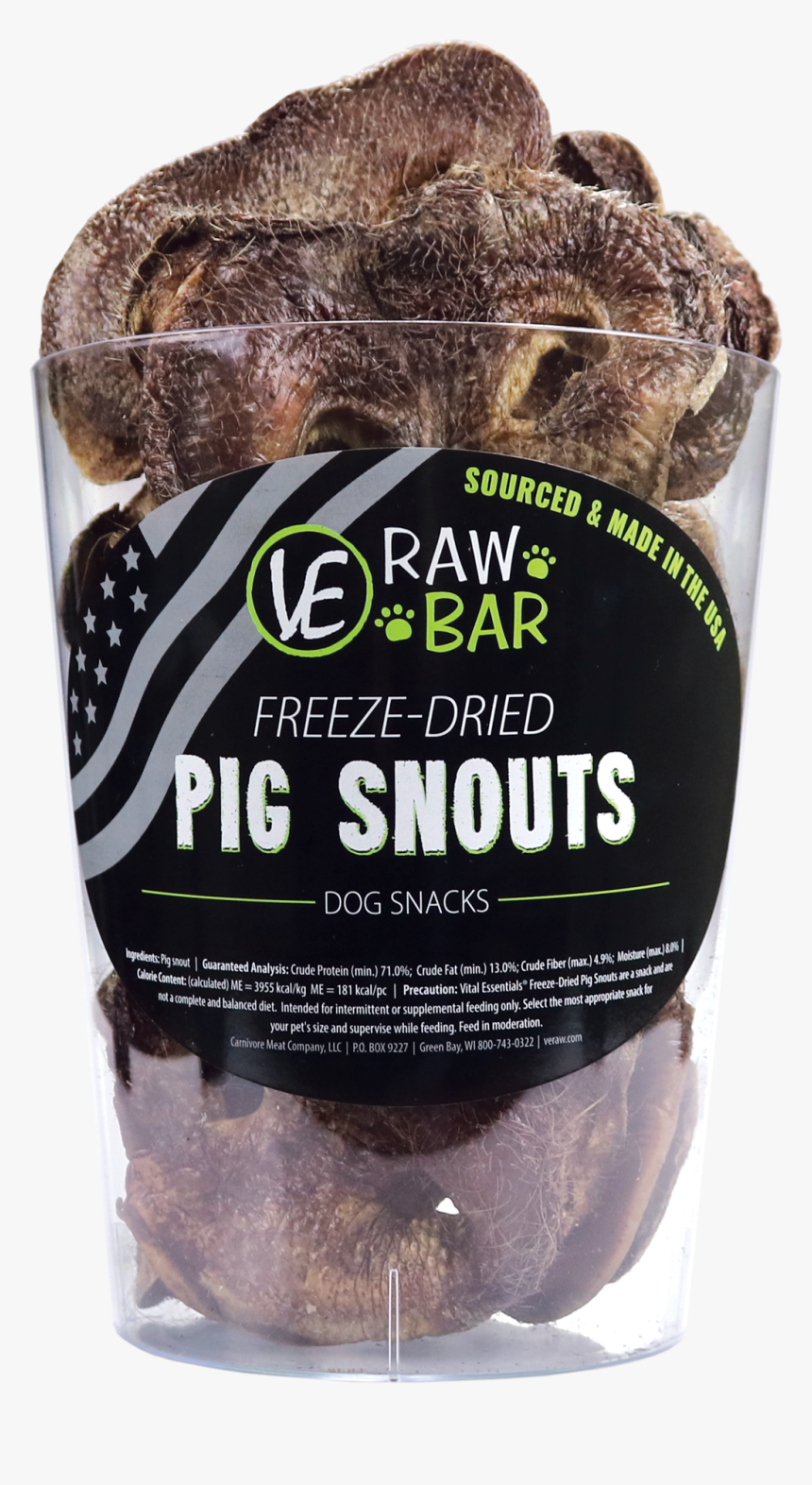 Freeze Dried Pig Snout - Vital Essentials Duck Head, HD Png Download, Free Download