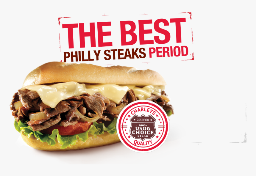 Charley's Philly Cheese Steak, HD Png Download, Free Download