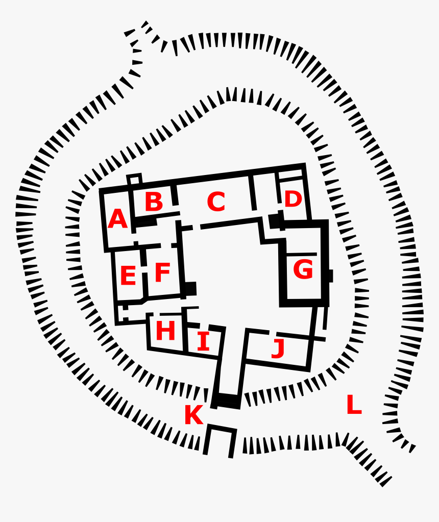 Diagram Of Penhallam Manor, HD Png Download, Free Download