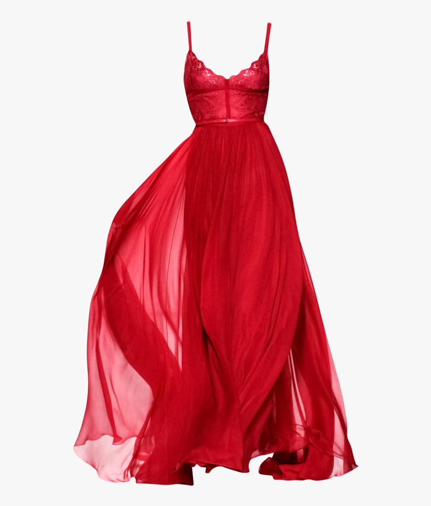Long Pretty Red Dress, HD Png Download, Free Download