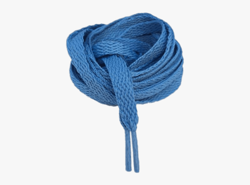 Rolled Up Blue Shoe Laces - Teal Blue Shoe Laces, HD Png Download, Free Download