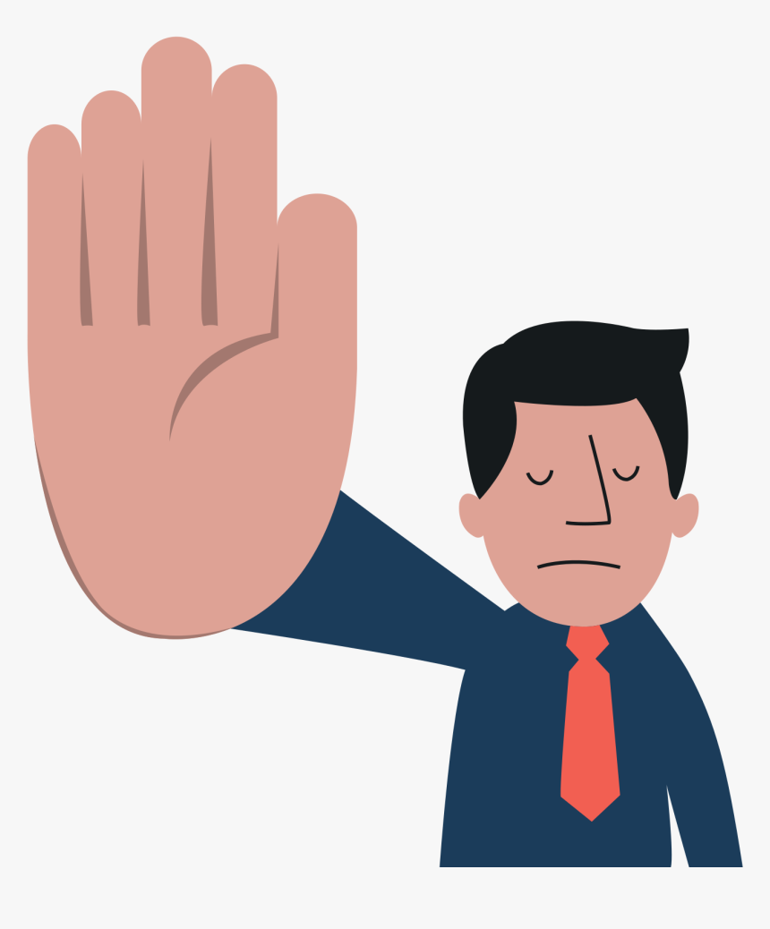 Talk To The Hand,leadership Techniques - Man Talk To The Hand, HD Png Download, Free Download