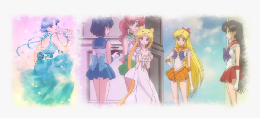 Dans L"anime Sailor Moon Crystal, Sailor Mercury Vécut - Sailor Moon Crystal Back, HD Png Download, Free Download