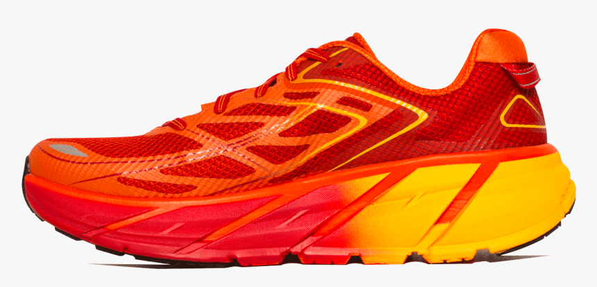 Hoka One One Trainers Clifton 3 Men"s Red 101246ro - Running Shoe, HD Png Download, Free Download