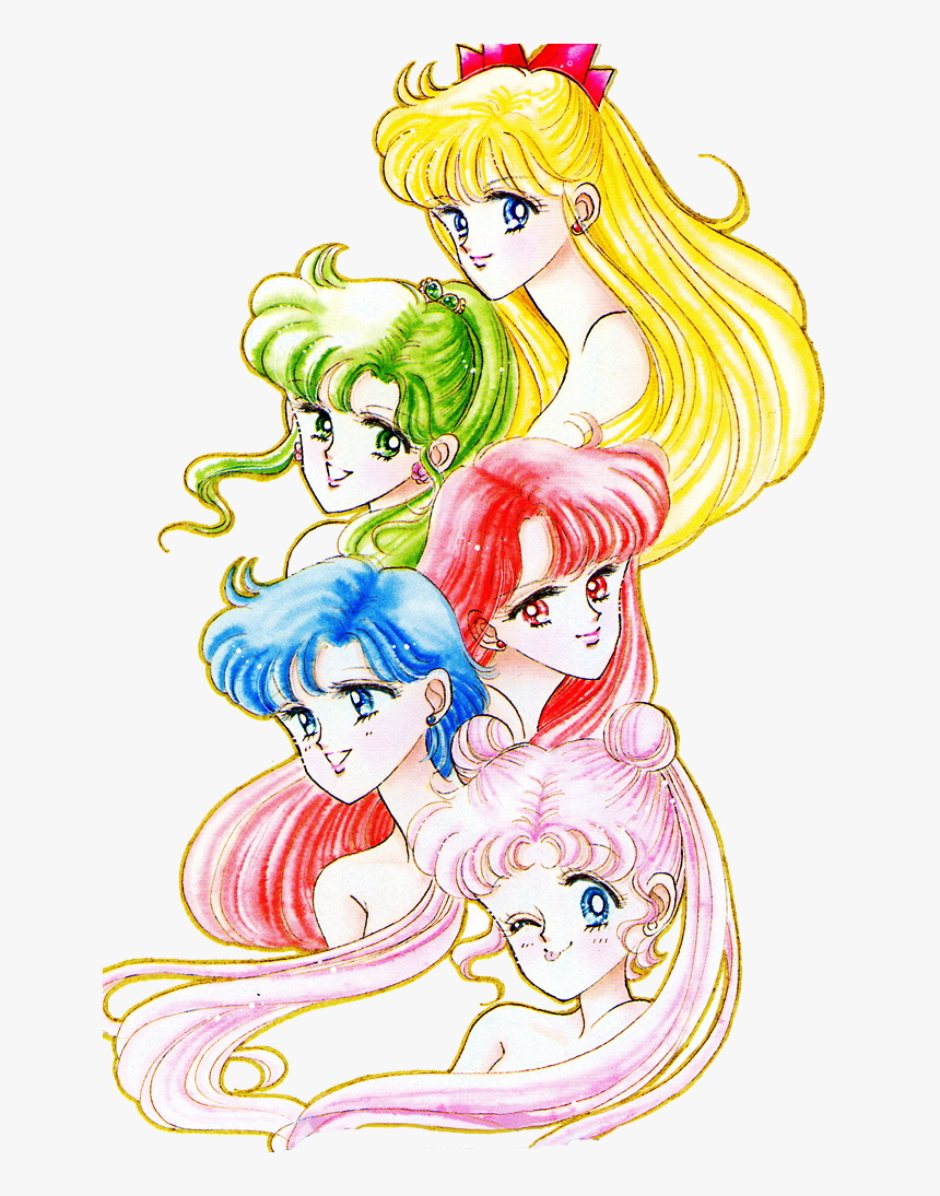 Transparent-moon Sailor Moon Sailor Mercury Sailor - Sailor Moon Manga Senshi, HD Png Download, Free Download