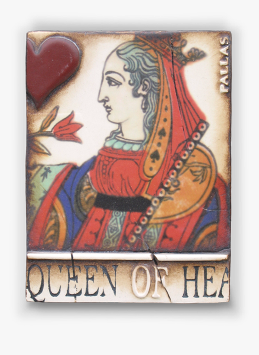 Transparent Queen Of Hearts Card Png - Sid Dickens Queen Of Hearts, Png Download, Free Download