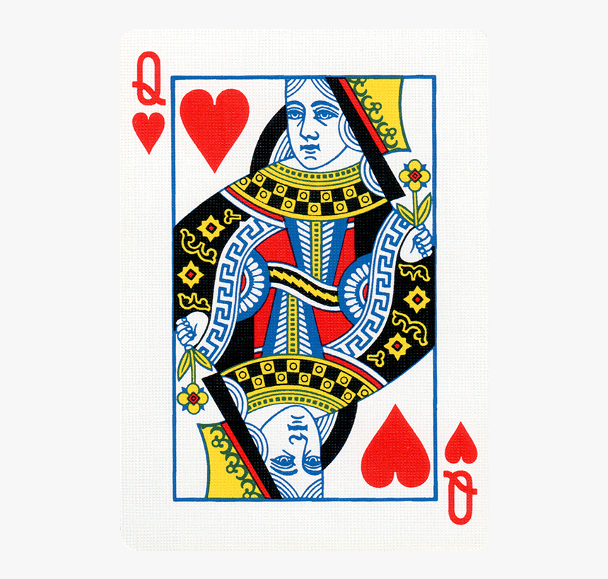 Clipart Queen Of Hearts Card, HD Png Download, Free Download