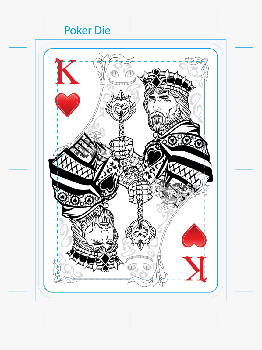 King Card Tattoo - King And Queen Of Hearts Cards, HD Png Download, Free Download