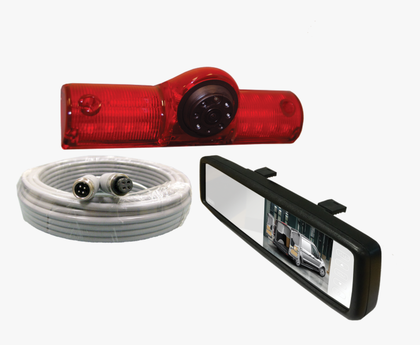 Dodge Promaster Brake Light Backup Camera And Clip-on - Rear-view Mirror, HD Png Download, Free Download