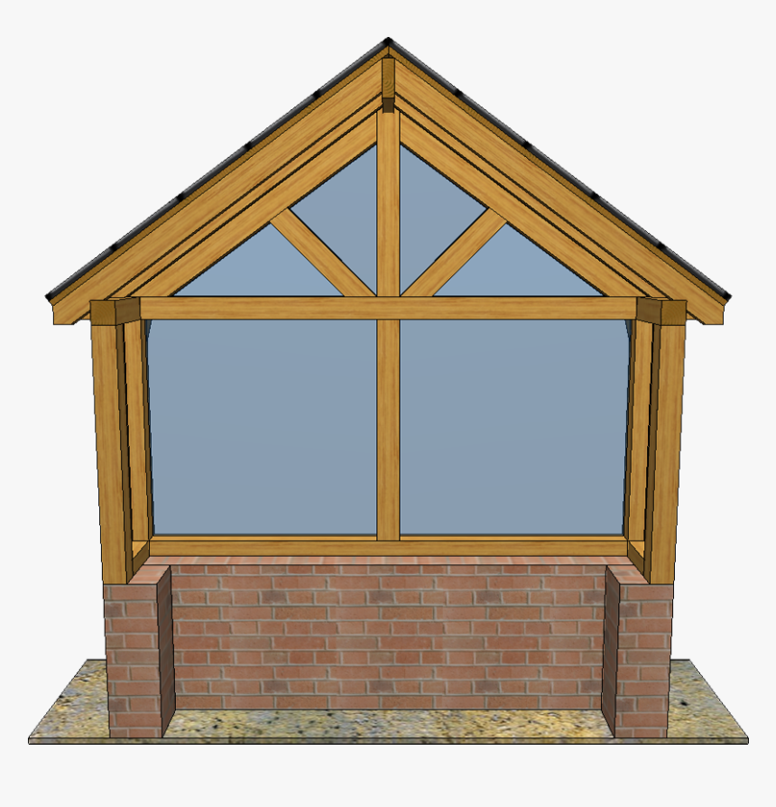 Oak Bay Gable Window Inside , Png Download - Plank, Transparent Png, Free Download